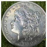 1896 Morgan Silver Dollar