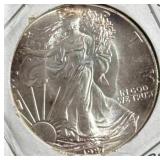 1987 1oz .999 Silver Eagle