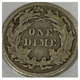 1887 Seated Liberty Dime