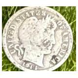 1914 Barber Dime