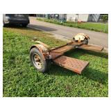 2002 Master Single Axle Car Dolly Trailer