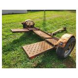 2002 Master Single Axle Car Dolly Trailer