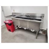 Stainless Steel Hands-Free Wash Sink