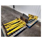 Lot of (14) Light Duty Metal Bollards | Surface Mount