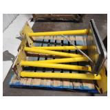Lot of (14) Light Duty Metal Bollards | Surface Mount