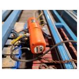 CM Lodestar Model F 3-Phase 1/2-Ton Hoist with Frame (everything included)