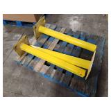 Lot of (9) Medium Duty Metal Bollards | Surface Mount