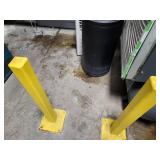 Lot of (9) Medium Duty Metal Bollards | Surface Mount