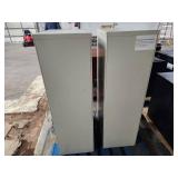 Lot of (2) Metal File Cabinet 4-drawer