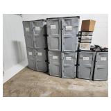 Lot of (3) Plastic Storage Units