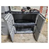 Lot of (3) Plastic Storage Units