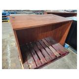 Lot of (2) Wooden Office Computer Desks