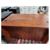 Lot of (2) Wooden Office Computer Desks