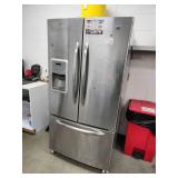 Maytag Household Stainless Steel Finish Side-by-Side Refrigerator / Bottom Drawer Freezer with Ice and Water MFI2569VEM2