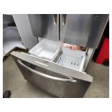 Maytag Household Stainless Steel Finish Side-by-Side Refrigerator / Bottom Drawer Freezer with Ice and Water MFI2569VEM2