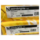 Astrobrights Orange and Gold Paper