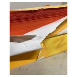 Astrobrights Orange and Gold Paper