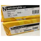 Astrobrights Orange and Blue Paper