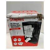 15-Sheet Cross-Cut Paper Shredder