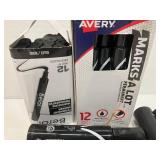 Black Permanent Markers