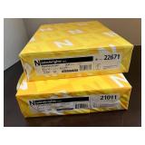 Astrobrights Yellow and Purple Paper