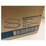 Premium White Multifold Towels