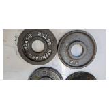 Four 2.5LB 2-Inch Weight Plates (Used)
