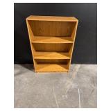 Wooden 3-Shelf Bookcase