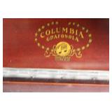 Columbia Grafonola Floor Model Phonograph with Records and Extra Needles