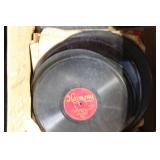 Columbia Grafonola Floor Model Phonograph with Records and Extra Needles