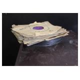 Columbia Grafonola Floor Model Phonograph with Records and Extra Needles