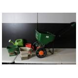 Scotts SpeedyGreen 3000 Broadcast Spreader and Hand-Held Lawn Care Tools Collection