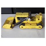 Vintage Tonka Road Grader and Bulldozer Pressed Steel Construction Toys