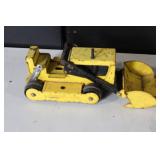 Vintage Tonka Road Grader and Bulldozer Pressed Steel Construction Toys