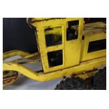 Vintage Tonka Road Grader and Bulldozer Pressed Steel Construction Toys