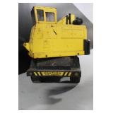 Vintage Mighty Tonka Yellow Crane Truck Diecast Steel Toy