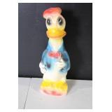 Vintage Donald Duck Rubber Figure with Bow Tie