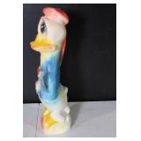 Vintage Donald Duck Rubber Figure with Bow Tie