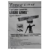 Titan 7 Piece Laser Level Kit with Tripod and Accessories