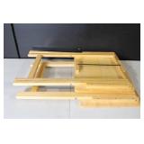 Pair of Wooden Folding TV Trays