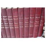 Large Collection of Encyclopedia Yearbooks and Reference Books, 1940s-1990s