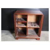 Vintage General Electric Wood Cabinet Console Shell