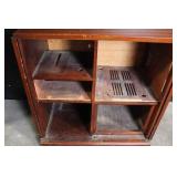 Vintage General Electric Wood Cabinet Console Shell