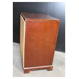 Vintage General Electric Wood Cabinet Console Shell