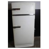 Vintage General Electric Porcelain Enamel Refrigerator