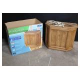 Essick Air Whole House Evaporative Humidifier Model 696 400HB Light Oak Finish