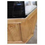 Essick Air Whole House Evaporative Humidifier Model 696 400HB Light Oak Finish