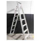 Werner Job-Master F367 Commercial Step Ladder and Werner Aluminum Step Ladder Set