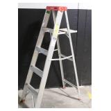 Werner Job-Master F367 Commercial Step Ladder and Werner Aluminum Step Ladder Set