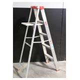 Werner Job-Master F367 Commercial Step Ladder and Werner Aluminum Step Ladder Set